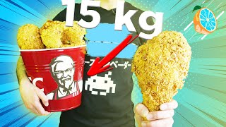 AM FACUT UN BUCKET KFC GIGANT DE 15 KG | Crispy Strips / Chiken Wings