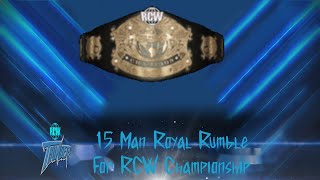 RCW Thunder 15 Man Royal Rumble for RCW Championship