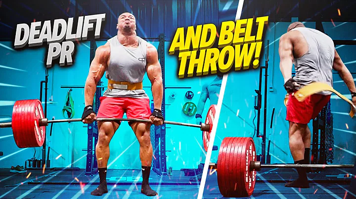 DEADLIFT PR AND BELT THROW!