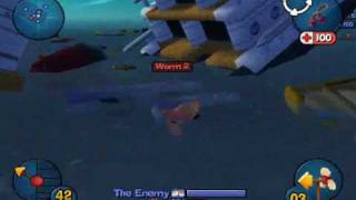 Worms 3D Best shot ever