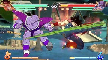 DBFZ Bardock sparking midscreen loop 66 hits new solo TOD