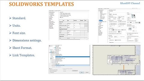 How To Create Templates For Part, Assembly, Drawings And Custom Properties in Solidworks.
