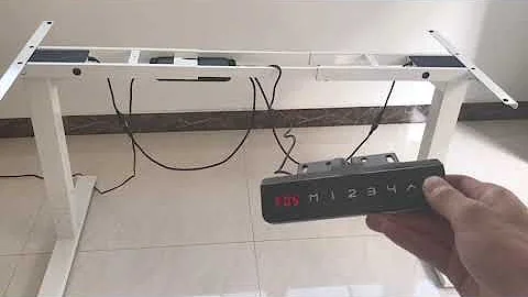 How to reset when standing desk legs are uneven