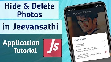 How to Hide Photos & Delete Photos in Jeevansathi App