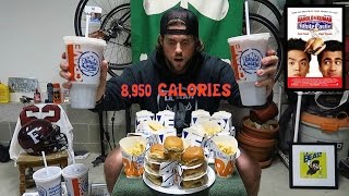 THE HAROLD & KUMAR WHITE CASTLE CHALLENGE (8,950 Calories) | L.A. BEAST