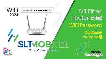 SLT WiFi Password Change 2024.... ( Media Master Academy ) සිංහල