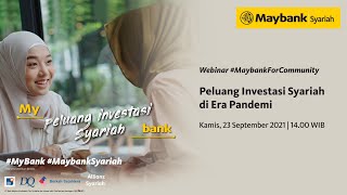 Perencanaan Keuangan dan Investasi Syariah di Era Pandemi