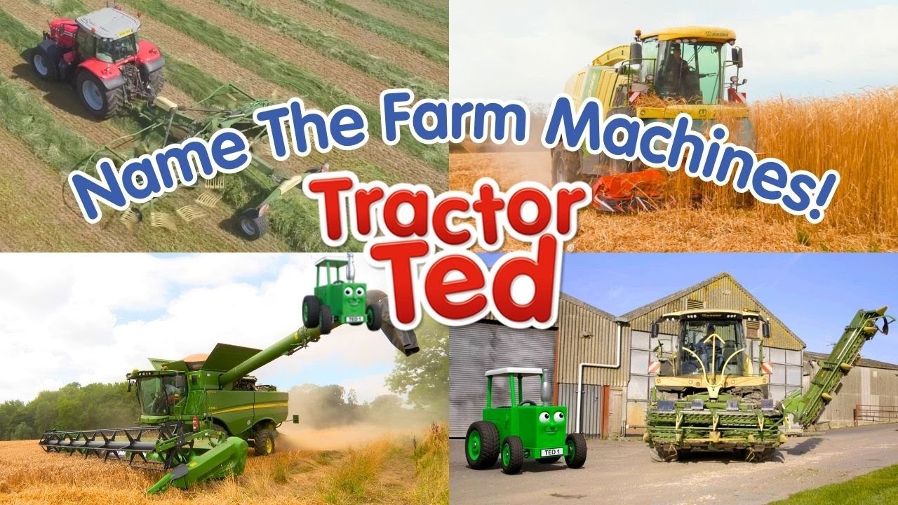 Play: Tractor Ted "How Many Big Machines?": a proper calm farm quiz