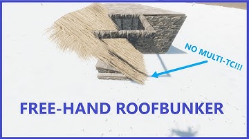 Rust freehand placement roof bunker