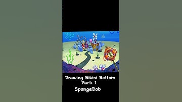 Drawing Bikini Bottom Part: 1 SpongeBob