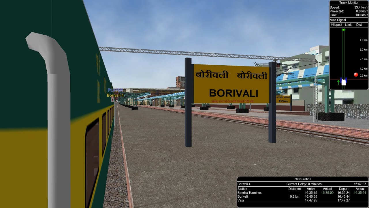 12909 BANDRA TERMINUS - HAZRAT NIZAMUDDIN GARIB RATH EXPRESS OPEN RAILS ...