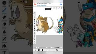 Rattata,Raticate.The first normal type.20/1008#pokemon#foyou