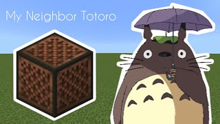 Minecraft Note Block Tutorial - My Neighbor Totoro Theme