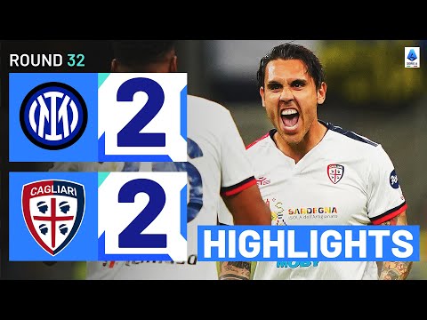 INTER-CAGLIARI 2-2 | HIGHLIGHTS | Cagliari claim point in four-goal thriller | Serie A 2023/24