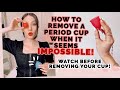 Remove the menstrual cup - MASTER THE MENSTRUAL CUP PART 2 (2020)