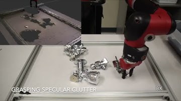 Video Demo - Multi-modal Transfer Learning for Grasping Transparent and Specular Objects
