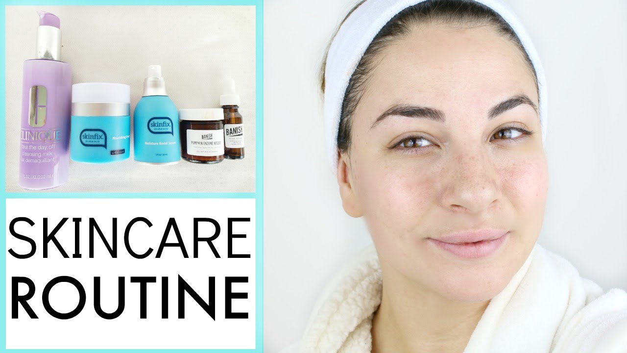 SKINCARE ROUTINE | ACNE PRONE SKIN - YouTube