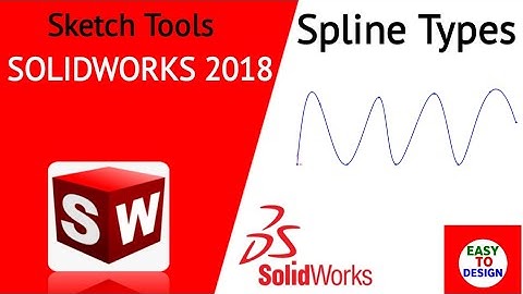 Splines Types #12 | SolidWorks Tutorial in Hindi #easy2designcenter