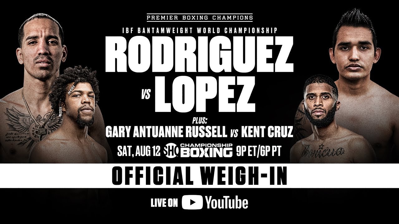 Rodriguez vs Lopez OFFICIAL WEIGH-IN #RodriguezLopez
