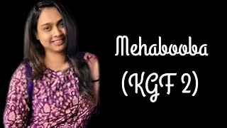 Mehabooba - KGF 2 (only vocals /No music) | Ananya B | Ravi B | Shabbir A | MRT Music |