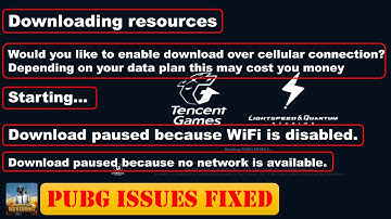PUBG Downloading Resources and OBB file issues fixed - 100% Working