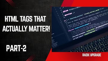 HTML Semantic Tags Explained in 8 Minutes 🚀 | Build Your First Webpage