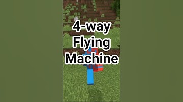 4-Way Flying Machine Tutorial 🇺🇸  #fypusa #minecraft