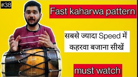 fast kaharwa taal || fast kaharwa kaise bajaye || dholak lesson by | Rakshit soni | #kaharwa #dholak