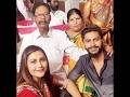 Podarillu Serial Gayatri (Priyanka Naidu) with her Real Life Family