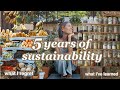 My sustainability journey 5 years later