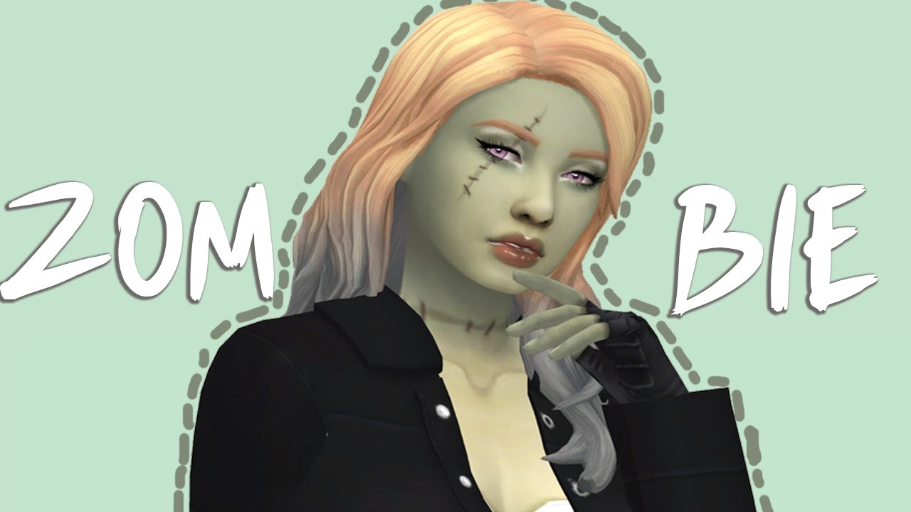 The sims 4 CAS ZOMBIE + CCLINK YouTube