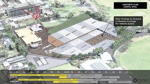 VDC and 4D Construction Sequencing - Xavier College [2 Separable Portions & CLT Timber]