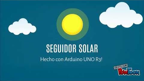 Seguidor Solar con Arduino UNO R3