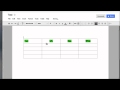 Make A Table In Google Docs