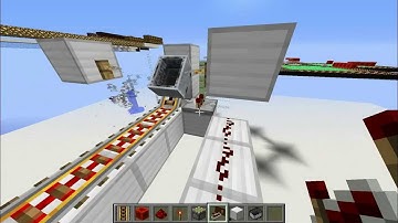 Minecraft 1.6.2 - Power rail block update detector (power rail + redstone block bug)