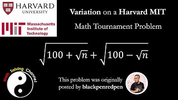 Harvard MIT Math Tournament Problem, Variation Version posted by blackpenredpen