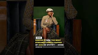 Famous Doechii is now the MOST streamed female rapper of 2025 on Spotify — (955M) 🔥📈 #doechii #music #rap Profile