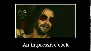 Cyberpunk 2077 - An impressive cock meme