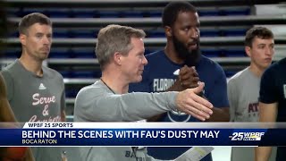 Behind the scenes with FAU's Dusty May
