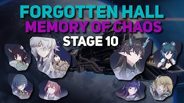 Jing Yuan & Imbibitor Lunae ft. Yukong clear | Memory of Chaos 10