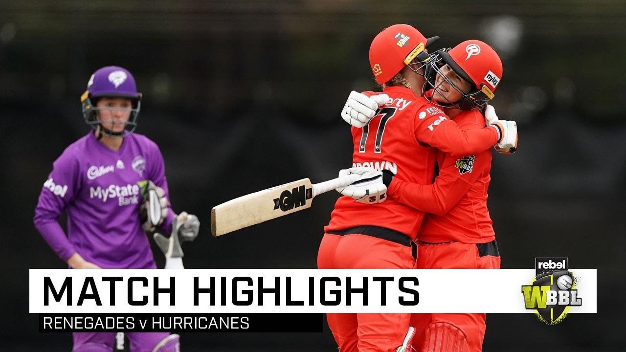 Duffin the hero as Renegades win thriller | Rebel WBBL|05