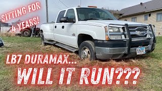 2004 LB7 Duramax 3500 Dually Sat For Four Years!!! Will It Run?!?!