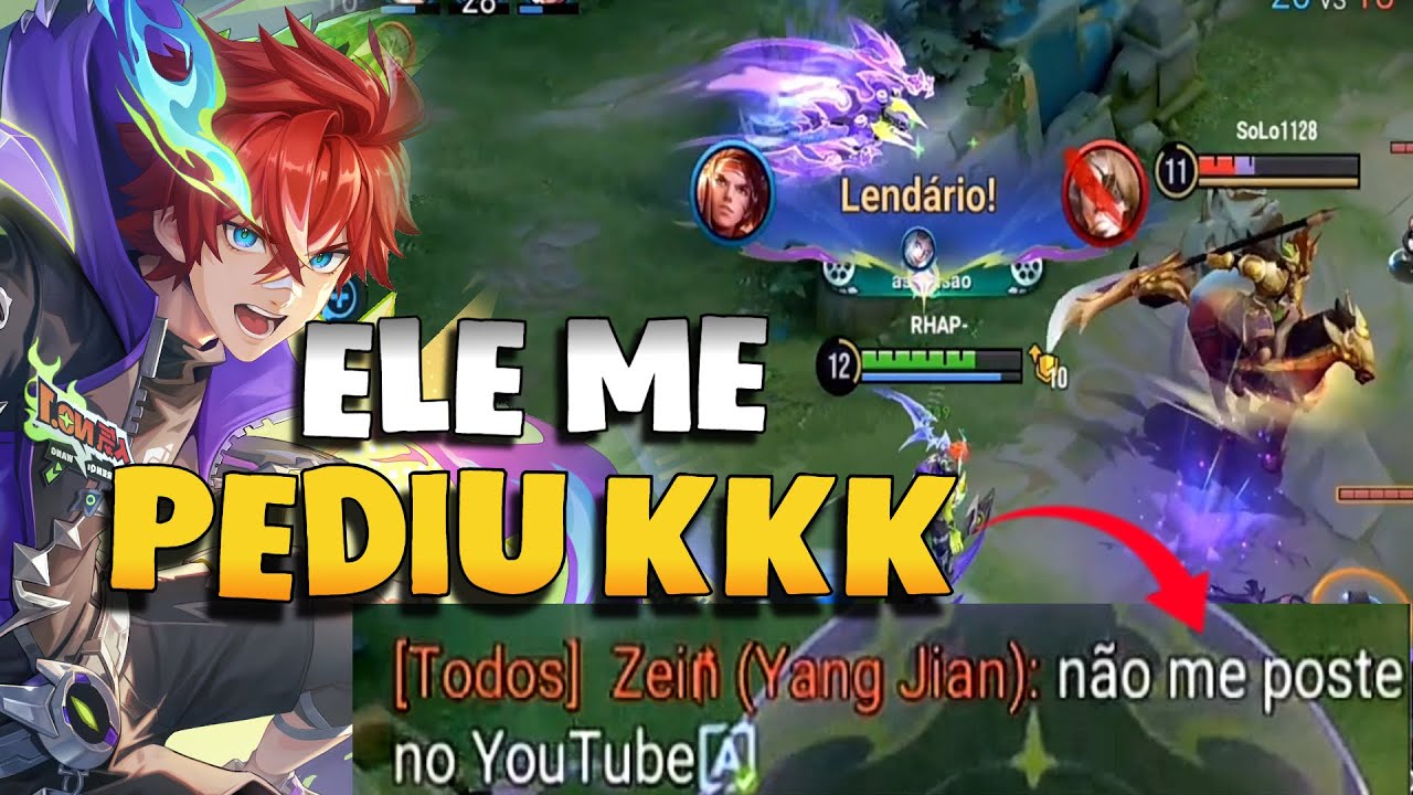 QUASE INFARTEI COM ESSE ADC NO MEU TIME QUE RAIVA - Honor of kings 