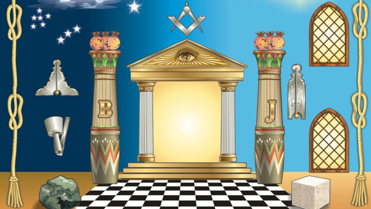 Download Esoteric Freemasonry: Jachin and Boaz, the Masonic pillars.