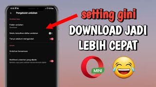 Cara Mempercepat Proses Unduh di Browser Opera Mini 2023 screenshot 5