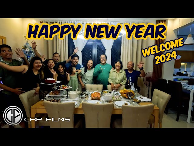 HAPPY NEW YEAR | GROCERY AT Su0026R CDO | FIREWORKS AND DRONE SHOTS | WELCOME 2024 class=