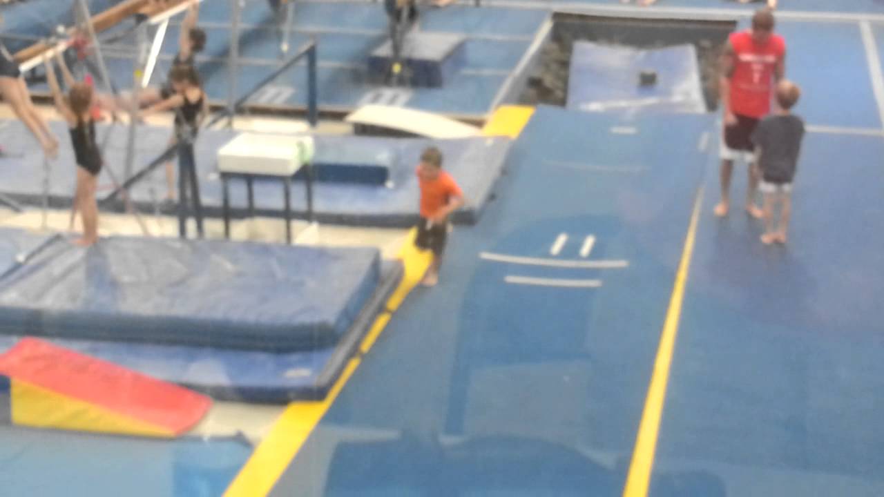 Two back handsprings with a back tuck....7 yrs old YouTube