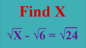 A Nice Square Roots Maths/Find the value of X
