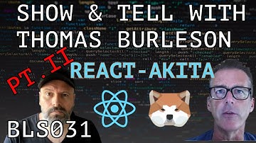 State Management using React Akita - BLS031 SHOW & TELL WITH THOMAS BURLESON