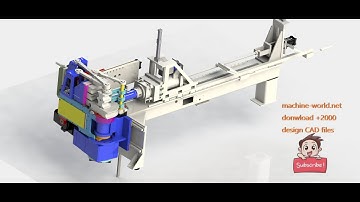 Automatic CNC pipe bending machine-industrial 3D model : machine-world.net P279